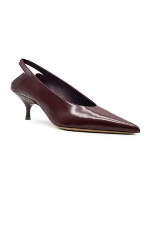 Décolleté Sloane in pelle di vitello bordeaux lucida GIA BORGHINI | SLOANE8855